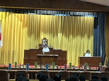 参議院特別体験プログラム大臣役