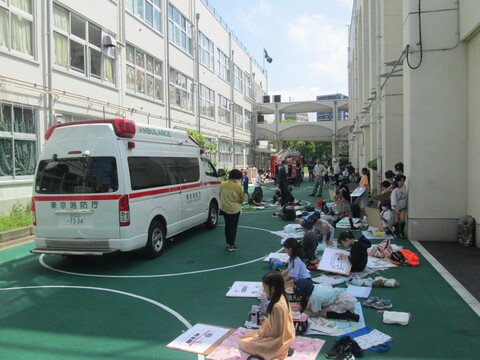 はたらく消防写生会がありました2