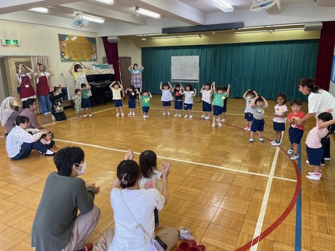 在園児の発表