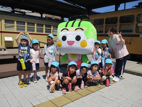集合写真をとっているところ