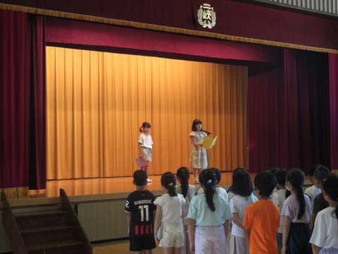 2学期始業式