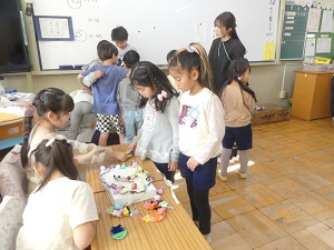 楽しく遊んでいるところ