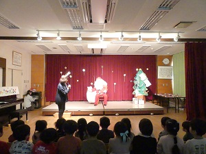 サンタさんが来たところ