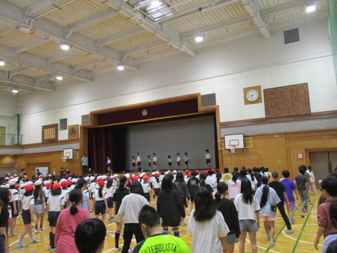 運動会全体練習