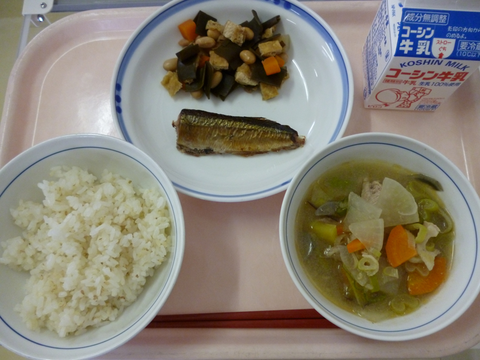 10月6日給食
