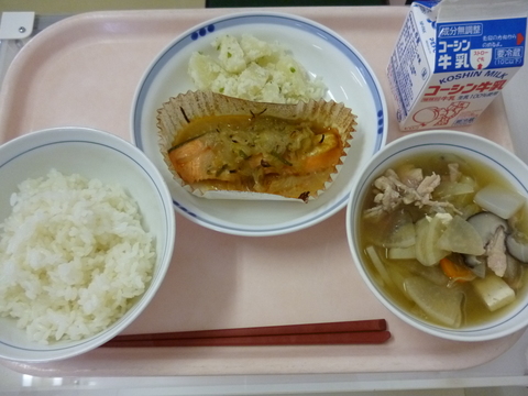 10月21日給食