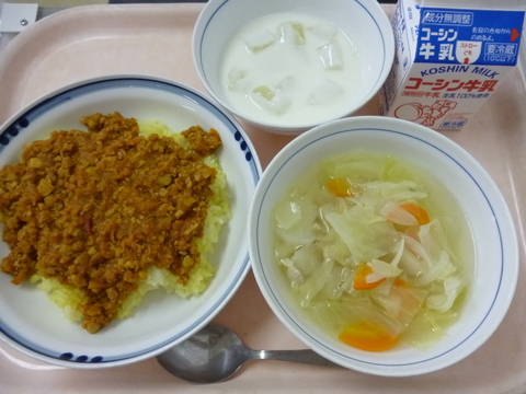10月22日給食