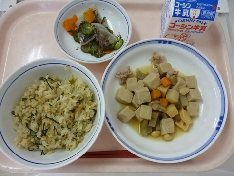 10月23日給食