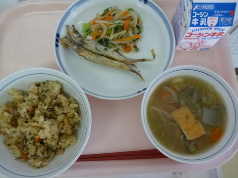 10月30日給食