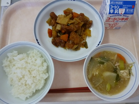 12月18日給食