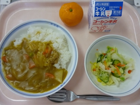 12月23日給食