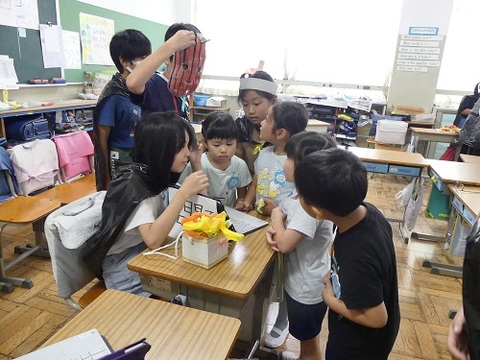 迷路に参加しているところ