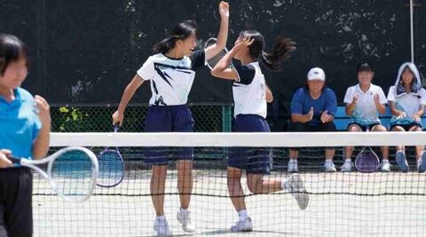 テニス部の様子