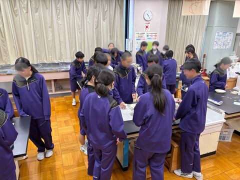 理科出前授業のようす(3)