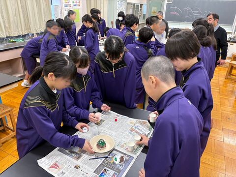 理科出前授業のようす(8)