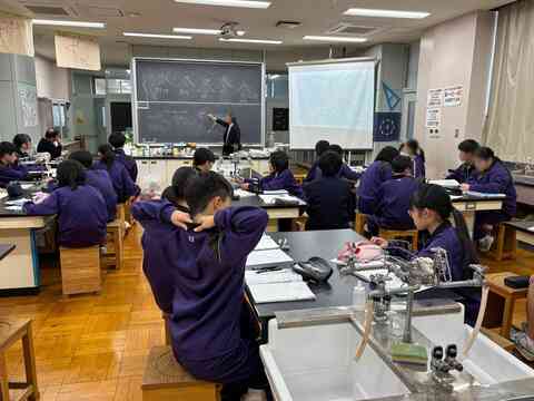 理科出前授業の様子