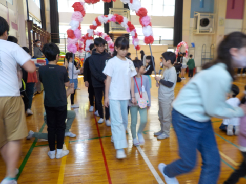 1年生を迎える会写真