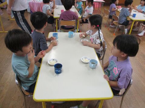 おやつの様子